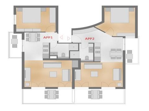 Apartament 1,2,3,4,5 2